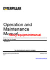CATERPILLAR 215B EXCAVATOR OPERATION AND MAINTENANCE MANUAL 4FC