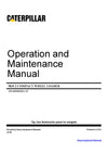CATERPILLAR 903C2 COMPACT WHEEL LOADER OPERATION AND MAINTENANCE MANUAL MW8