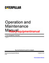 CATERPILLAR C12.9 MARINE ENGINE OPERATION AND MAINTENANCE MANUAL TPJ