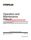 CATERPILLAR C175-16 GENERATOR SET OPERATION AND MAINTENANCE MANUAL WYC