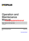 CATERPILLAR D6GC TRACK-TYPE TRACTOR OPERATION AND MAINTENANCE MANUAL XPC
