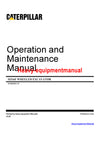 CATERPILLAR M316F WHEELED EXCAVATOR OPERATION AND MAINTENANCE MANUAL FB6