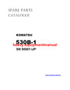 DOWNLOAD KOMATSU 530B-1 (JPN) WHEEL LOADER PARTS MANUAL SN 50001-UP