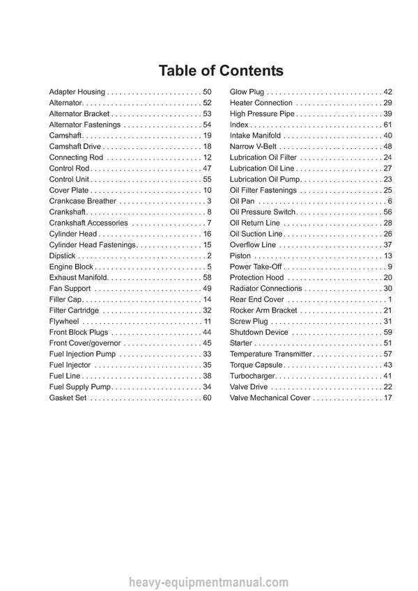 Deutz Engine BF 4M1011F For SL5635 SL6635 (907763B) Parts Manual PDF