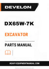 Develon DX65W-7K Excavator Parts Manual - PDF Download