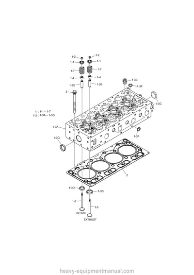 Develon DX65W-7K Excavator Parts Manual - PDF Download