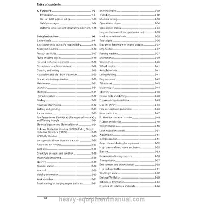 Doosan DA30-5, DA40-5 Articulated Dump Truck Operation & Maintenance Manual PDF
