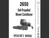 Download Gehl 2650 Self-Propelled Mower Conditioner Operator’s Manual