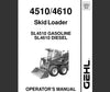 Download Gehl 4510 / 4610 Skid Loader Operator Manual