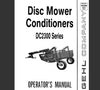 Download Gehl DC2300 Series Disc Mower Conditioner Operator’s Manual