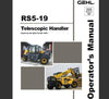 Gehl RS5-19 Telescopic Handler Operator’s Manual