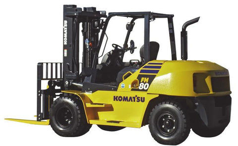 Download Komatsu FH35/40/45/50-2 CHASSIS, ENGINE & MAST Forklift Trucks Parts manual S/N 140001