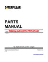 Caterpillar 980C WHEEL LOADER Full Complete Parts Manual 63X