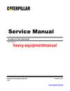 Caterpillar SG18B STUMP GRINDER Service Repair Manual SGL