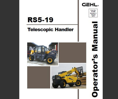 Gehl RS5-19 Telescopic Handler Operator Manual