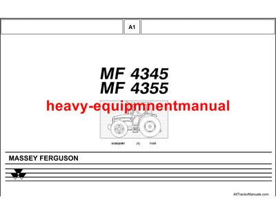 Download Massey Ferguson MF 4355 Tractor Parts Manual