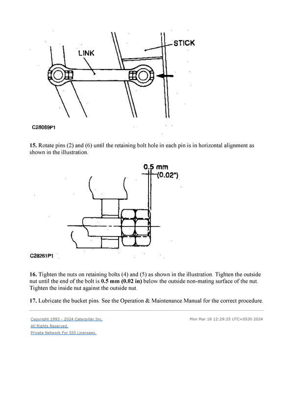 DOWNLOAD CATERPILLAR E300B EXCAVATOR SERVICE REPAIR MANUAL 1WJ