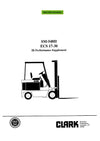 Clark ECS 17 30 Hi Performance Supplement (SM-548H) Forklift Service Repair Manual - PDF Download