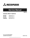 Mitsubishi FB18K Forklift Service Manual