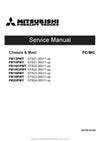 Mitsubishi FB20PNT Forklift Service Manual