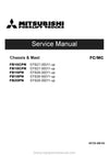 Mitsubishi FB20PN Forklift Service Manual
