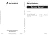 Mitsubishi FB25HCA1 Forklift Service Manual