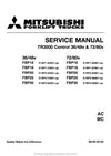 Mitsubishi FBP25 72V,80V – TR3500 Forklift Service Manual