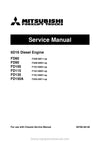Mitsubishi FD150A Forklift Service Manual