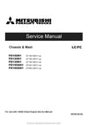 Mitsubishi FD160AN1 Forklift Service Manual