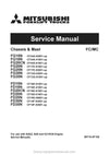 Mitsubishi FD25N Forklift Service Manual