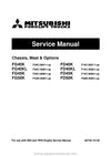 Mitsubishi FD40KL Forklift Service Manual