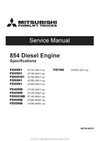 Mitsubishi FD50N1 Forklift Service Manual