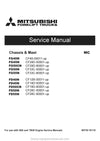 Mitsubishi FD55N Forklift Service Manual