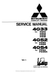 Mitsubishi FG14 Forklift Service Manual