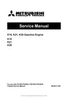 Mitsubishi FG18NM Forklift Service Manual