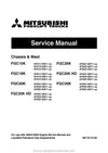Mitsubishi FGC15K Forklift Service Manual