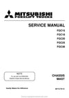Mitsubishi FGC30 Forklift Service Manual