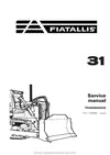 Fiat Allis 31 Crawler Tractor Dozer Service Manual 73116567