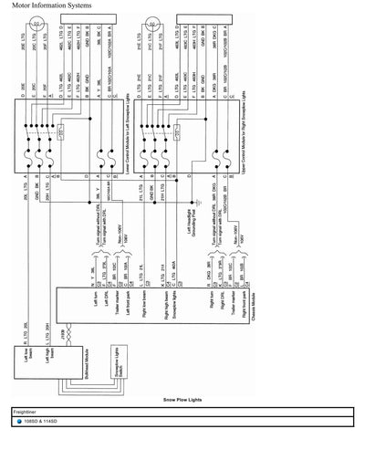 Freightliner 108SD & 114SD Truck Wiring Diagrams Manual