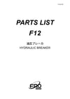 Furukawa F12 Hydraulic Breaker Parts Manual - Download PDF