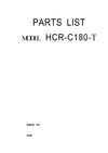 Furukawa HCR-C180 V Parts Manual - Download PDF