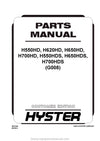 Hyster Forklift Truck Full Complete Parts Catalog Manual PDF