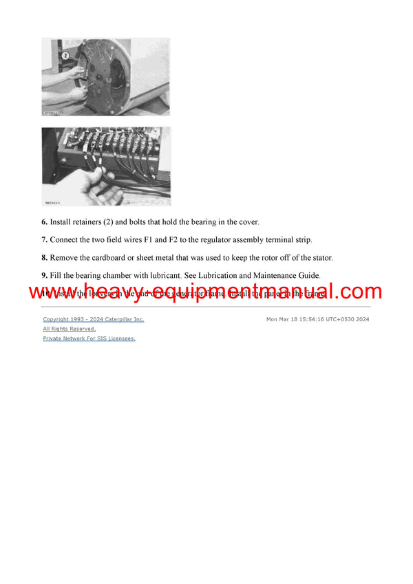 DOWNLOAD CATERPILLAR G3304 GAS ENGINE SERVICE REPAIR MANUAL 1RG