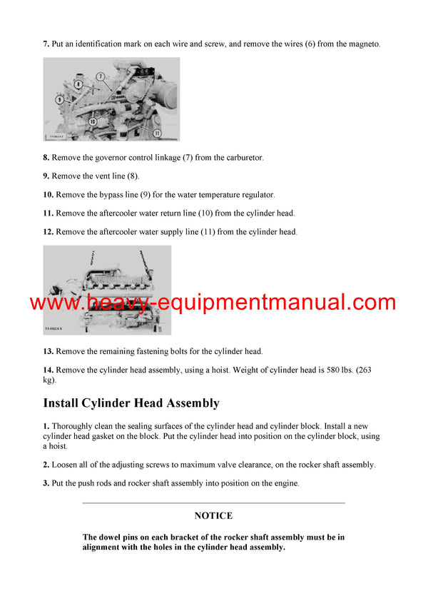Download Caterpillar G3306 GAS ENGINE Service Repair Manual 68D