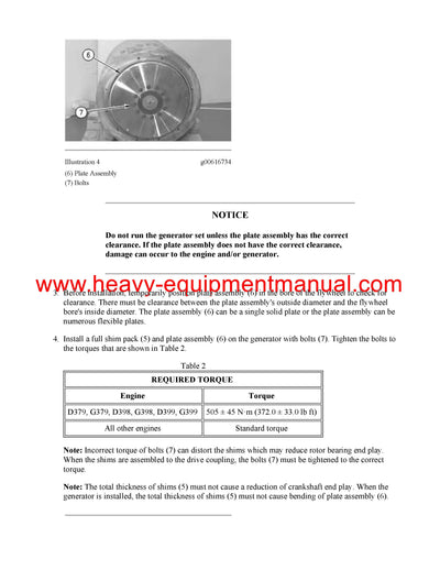 Download Caterpillar G3406 GENERATOR SET Service Repair Manual KAR