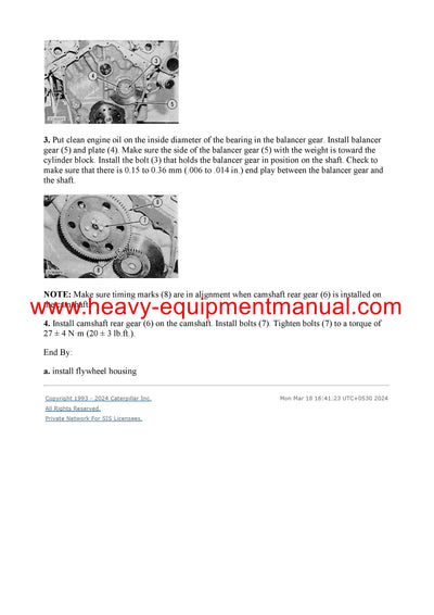 DOWNLOAD CATERPILLAR G3412 GAS ENGINE SERVICE REPAIR MANUAL 7DB