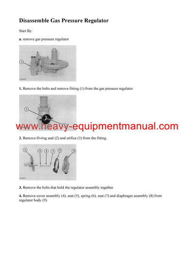 Download Caterpillar G3412 GENERATOR SET Service Repair Manual GNA