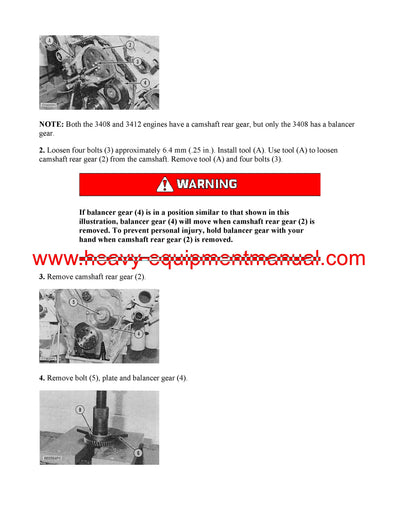 Download Caterpillar G3412 GENERATOR SET Service Repair Manual R7A