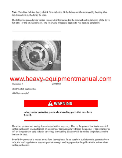 Download Caterpillar G3508 GENERATOR SET Service Repair Manual CPY