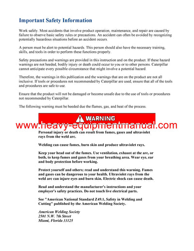 DOWNLOAD CATERPILLAR G3508 GENERATOR SET SERVICE REPAIR MANUAL CPY